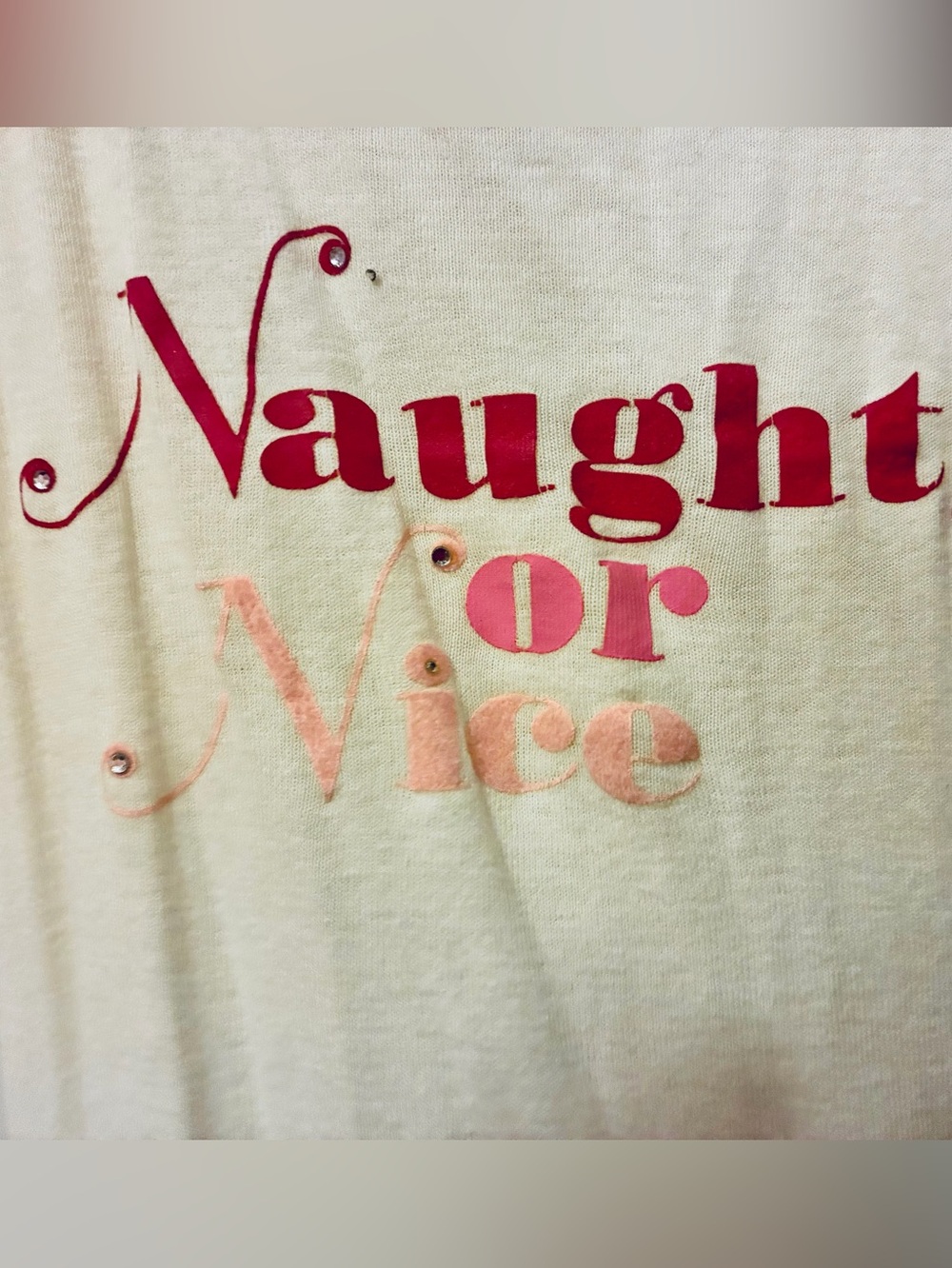 VS Xmas 2007 Santa Skirt & naughty or nice beater - Picture 5 of 6